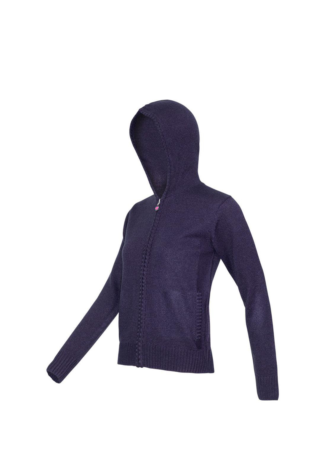 Sweater Entallado Azul Marino-0