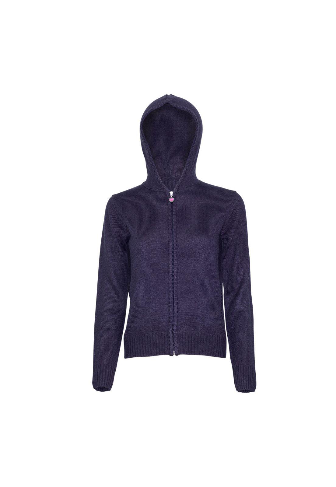 Sweater Entallado Azul Marino-2