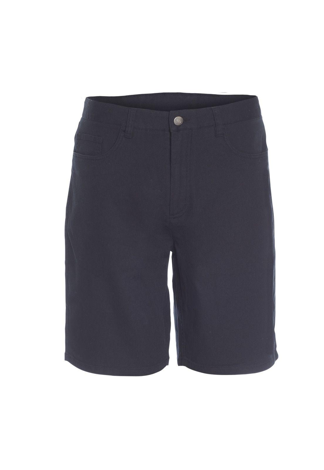 Bermuda Canvas Spandex Negro-0