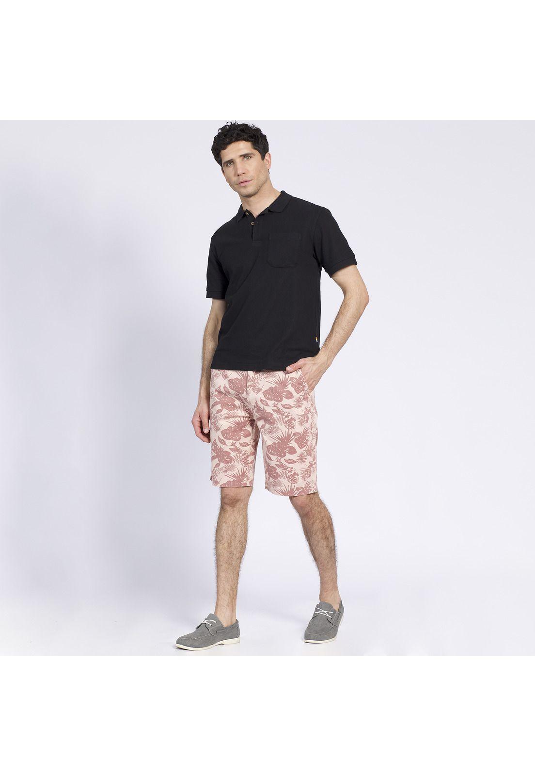 Bermuda Estampada Coral-0