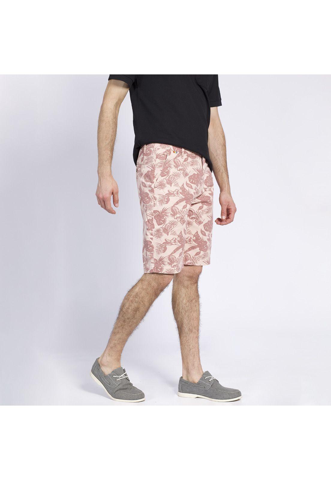 Bermuda Estampada Coral-1