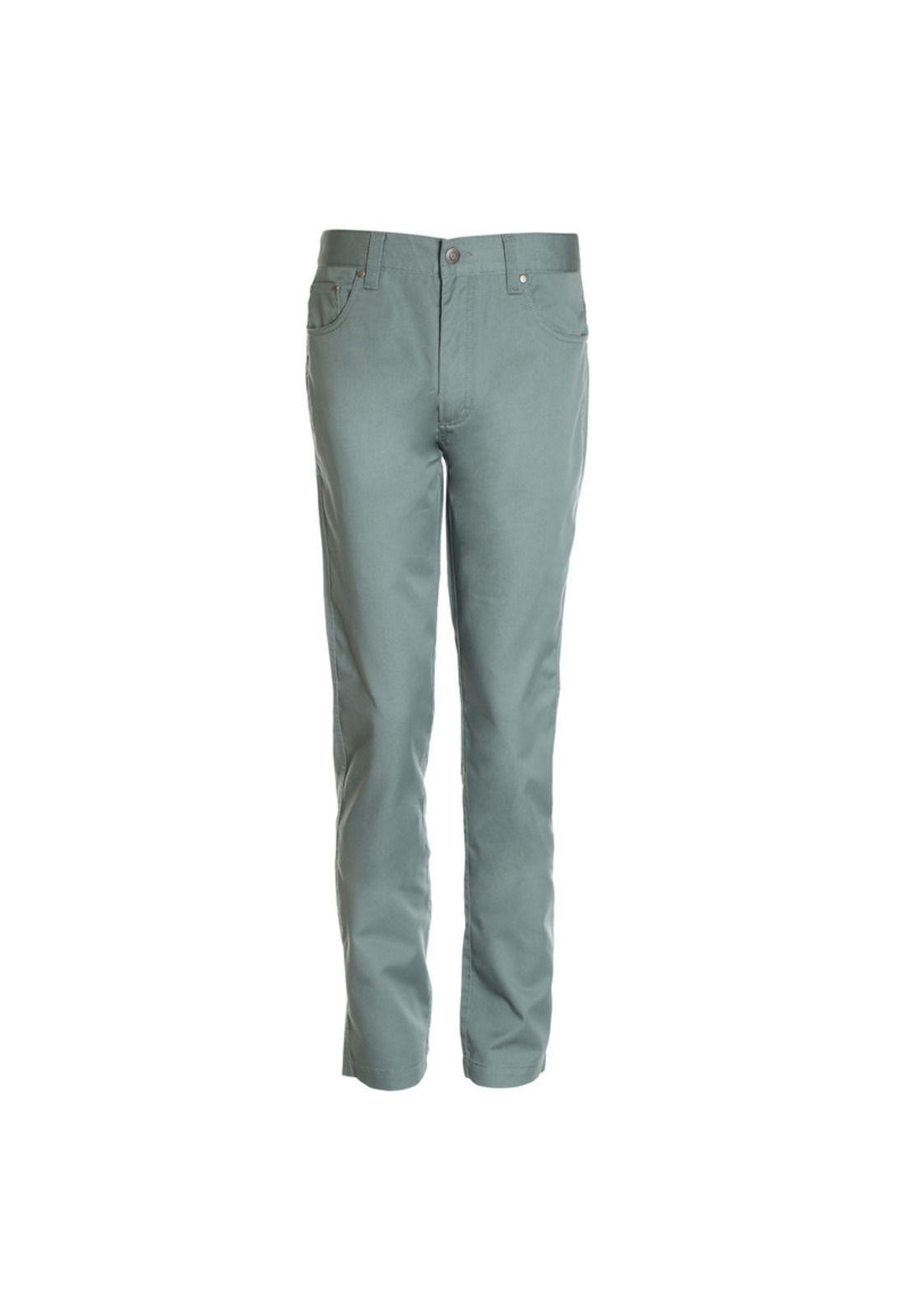 Pantalon 5 Bolsillos Tc Twill Verde Musgo-3