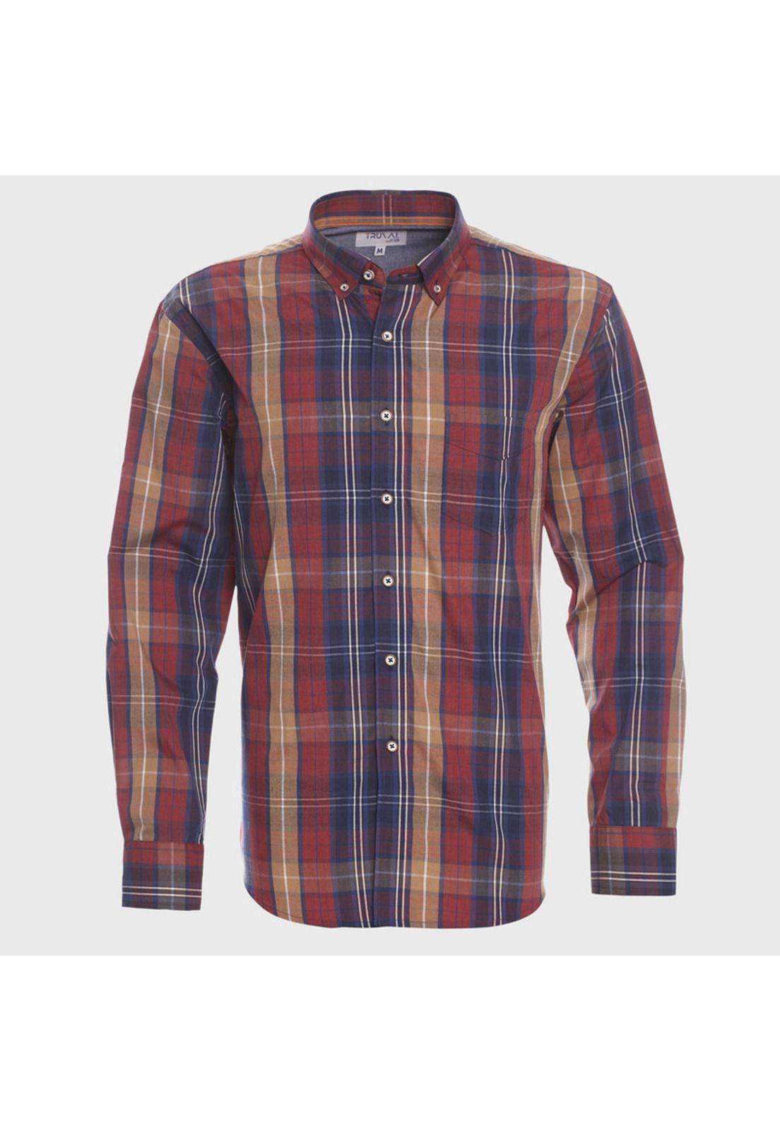 Camisa Manga Larga Trevira Fantasia Regular Fit-0