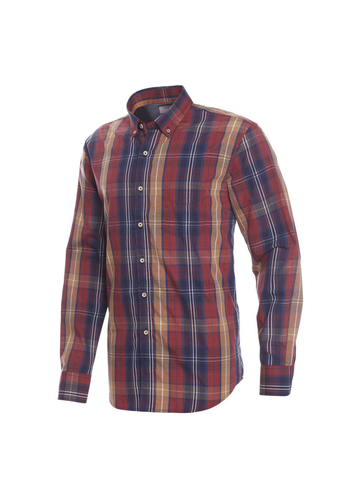 Camisa Manga Larga Trevira Fantasia Regular Fit-1