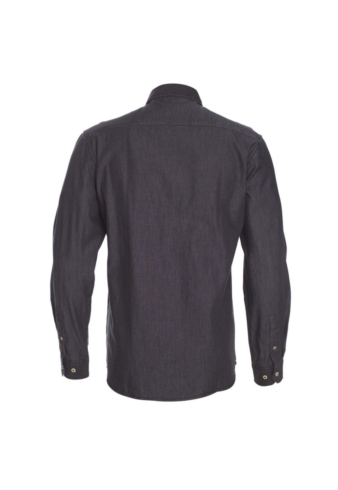 Camisa Manga Larga Denim Slim Fit-2