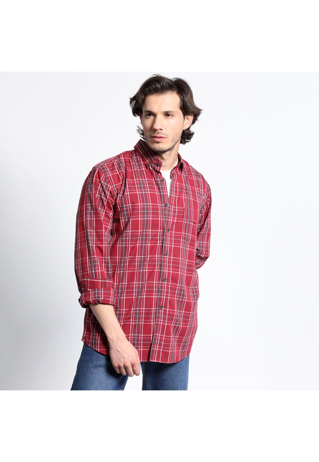 Camisa Manga Larga Trevira Cuadros Regular Fit-0