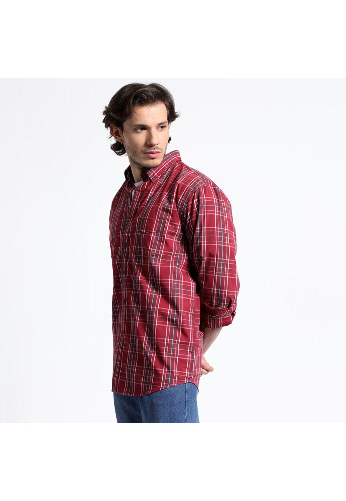 Camisa Manga Larga Trevira Cuadros Regular Fit-1
