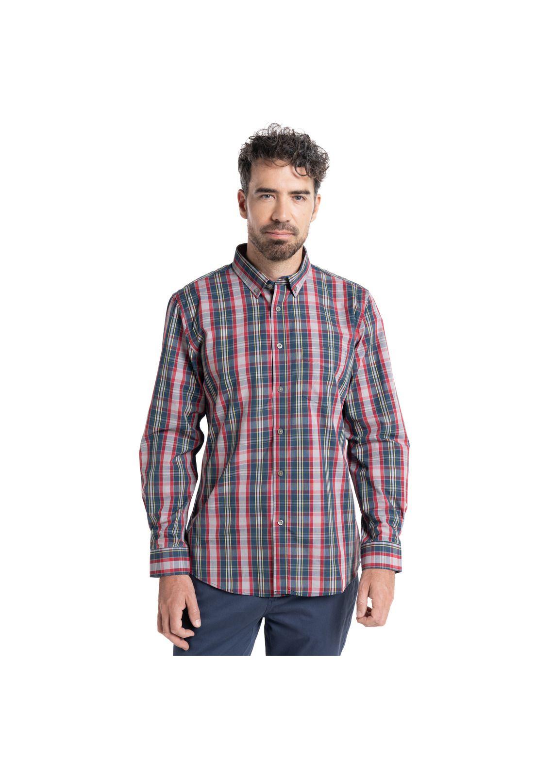 CAMISA TREVIRA CUADROS-0