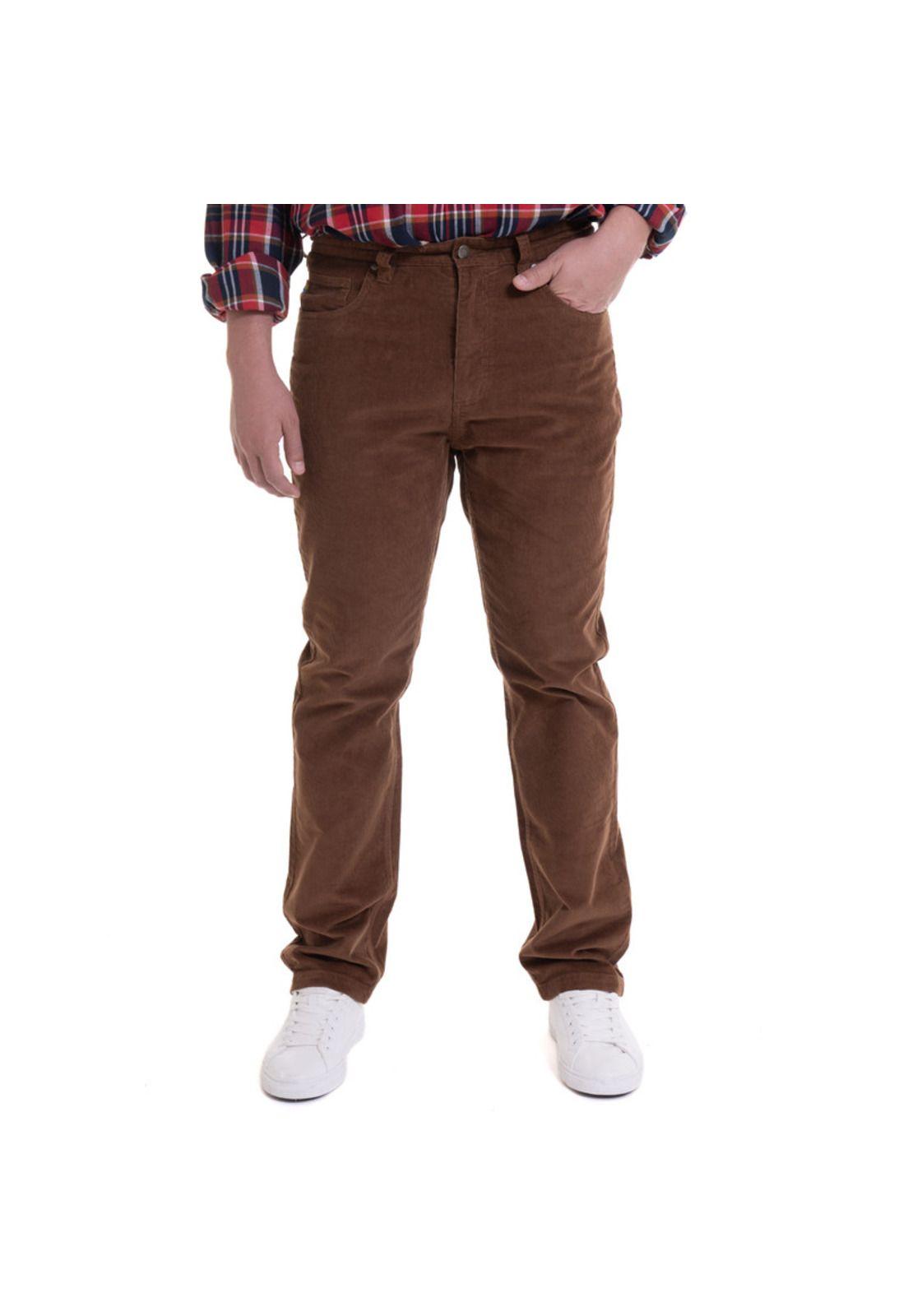Pantalon 5 Bolsillos Spandex Camel-0