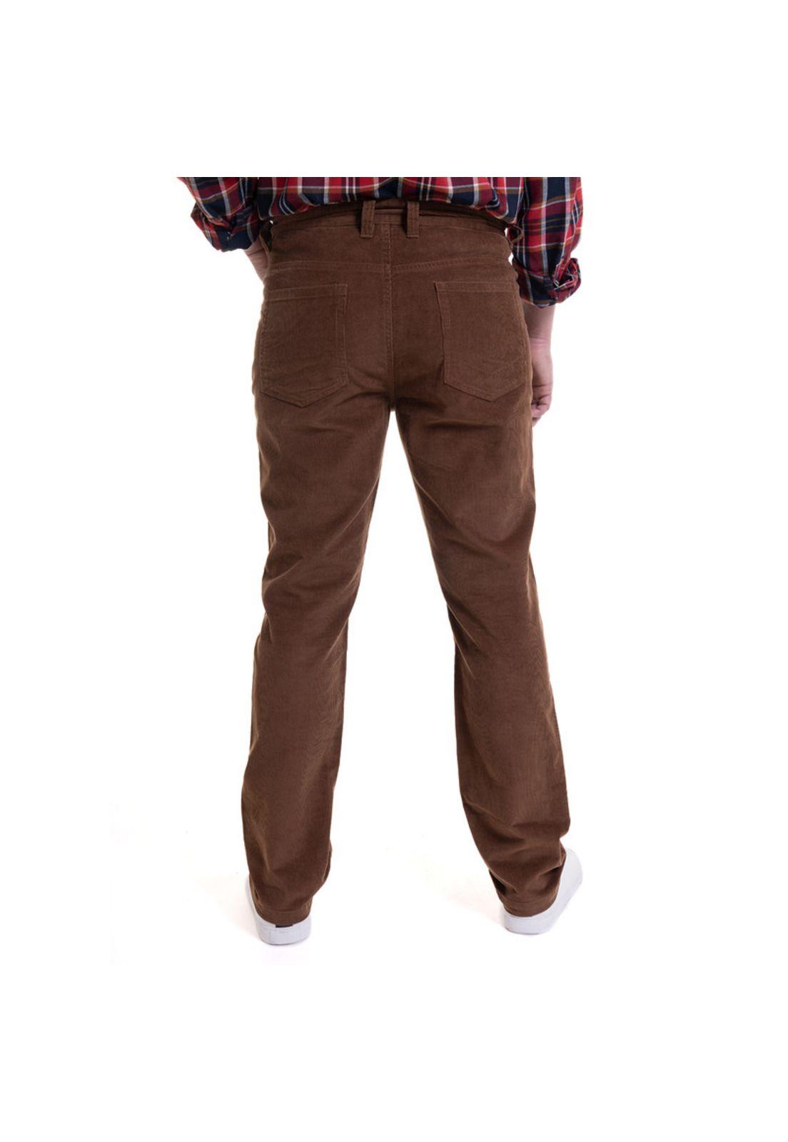 Pantalon 5 Bolsillos Spandex Camel-1
