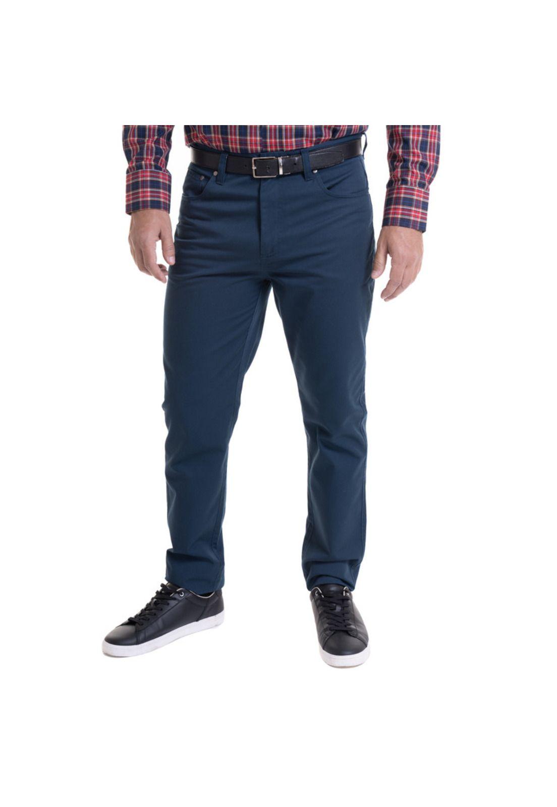 Pantalón 5 Bolsillos Azul Marino-0