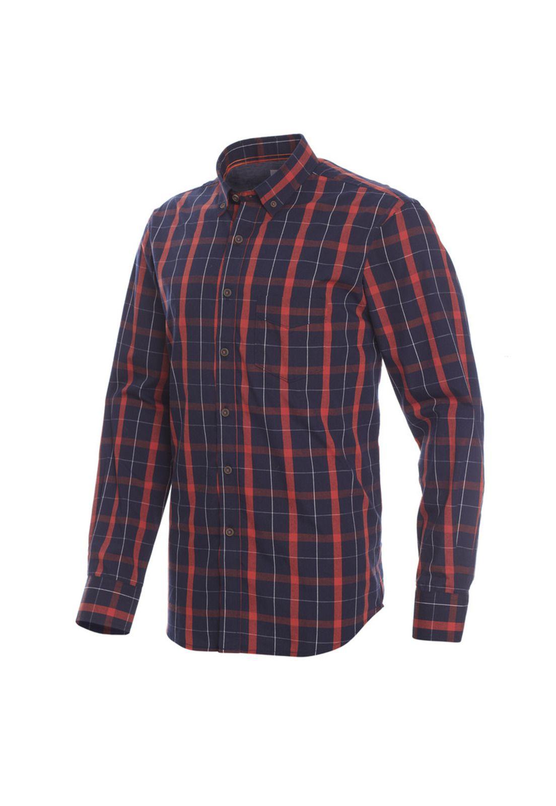 Camisa Manga Larga Trevira Fantasia Regular Fit-1