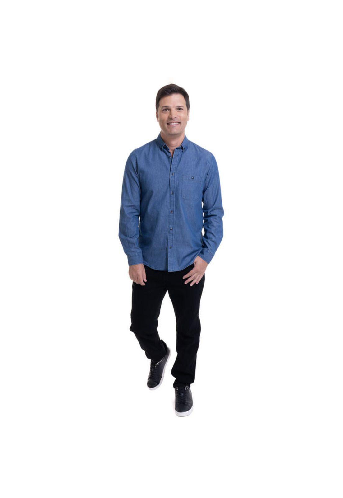 Camisa Denim Azul-2
