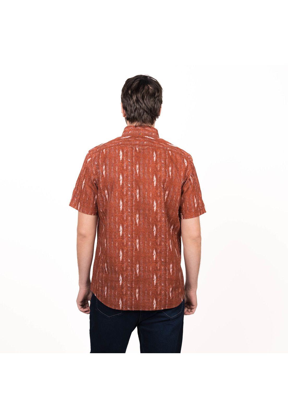 Camisa M/C Estampada Slim Fit-1