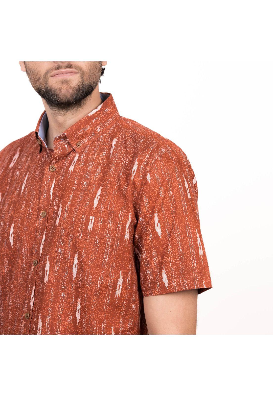 Camisa M/C Estampada Slim Fit-2