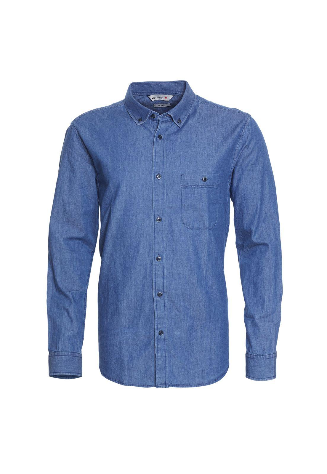 Camisa Denim Manga Larga Slim Fit-3