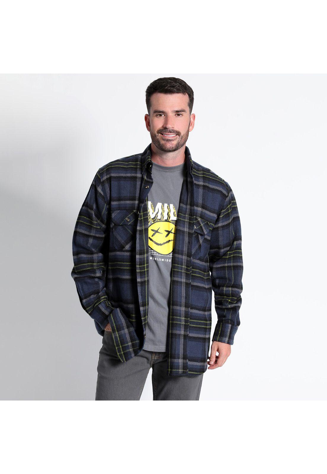 Camisa Leñadora Manga Larga -0