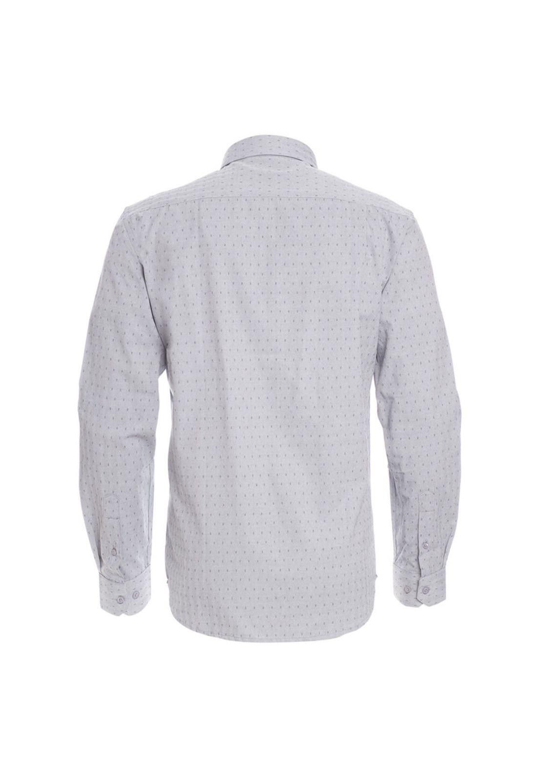 Camisa Manga Larga Dobby Slim Fit-2