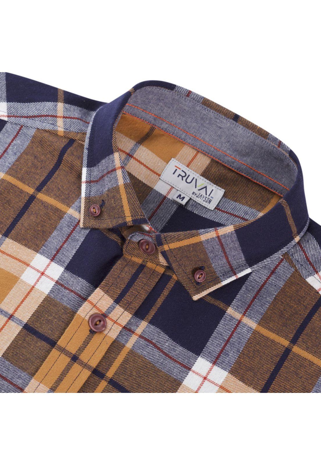 Camisa Manga Larga Franela Regular Fit-3