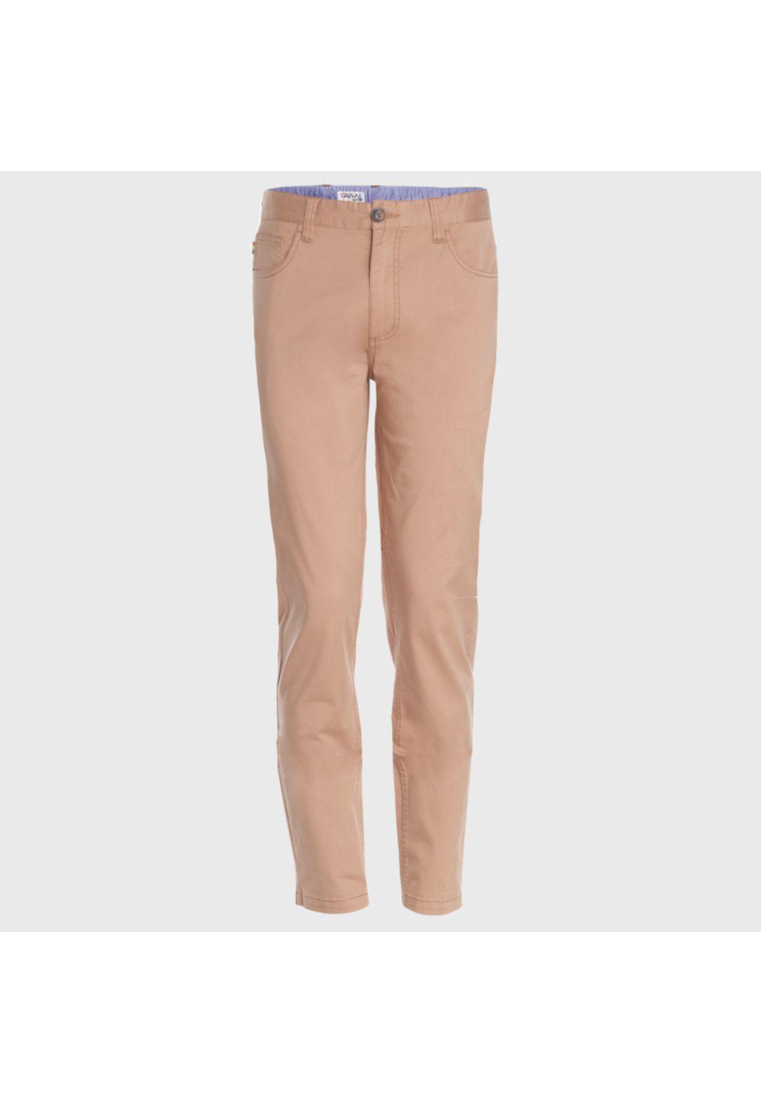 Pantalon 5 Bolsillos Slim Fit Spandex-0