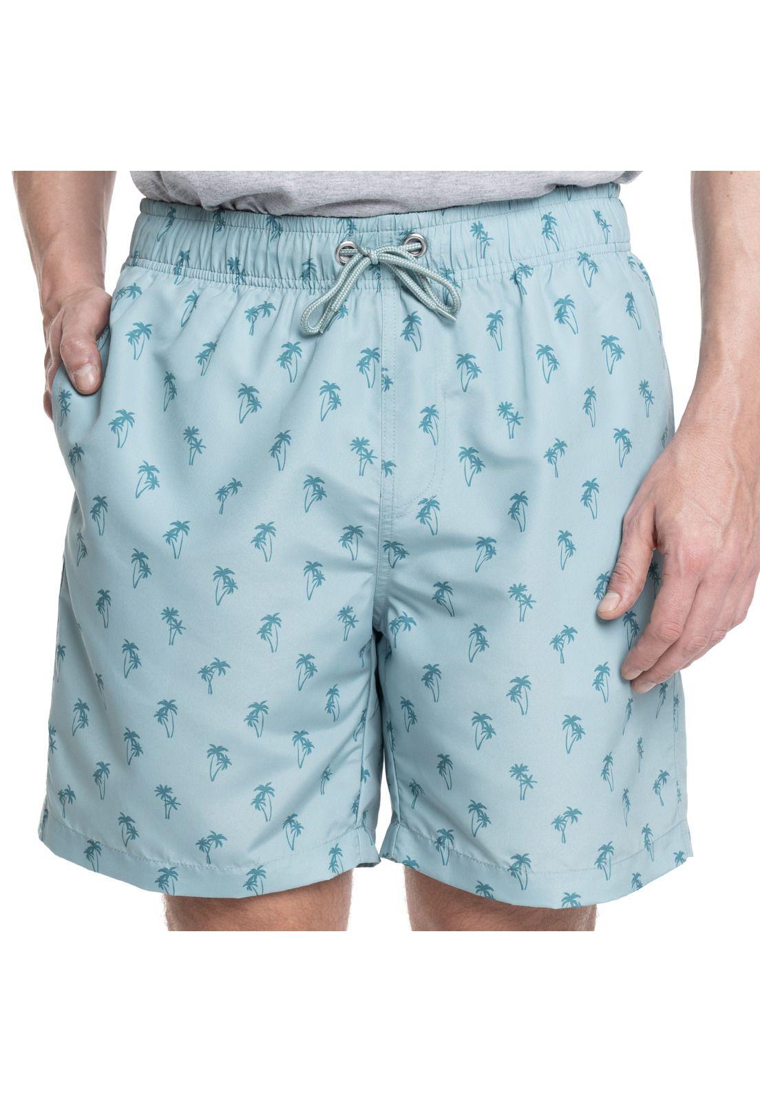 TRAJE DE BAÑO HOMBRE ESTAMPADO PRETINA ELASTICADA CORDONES-0