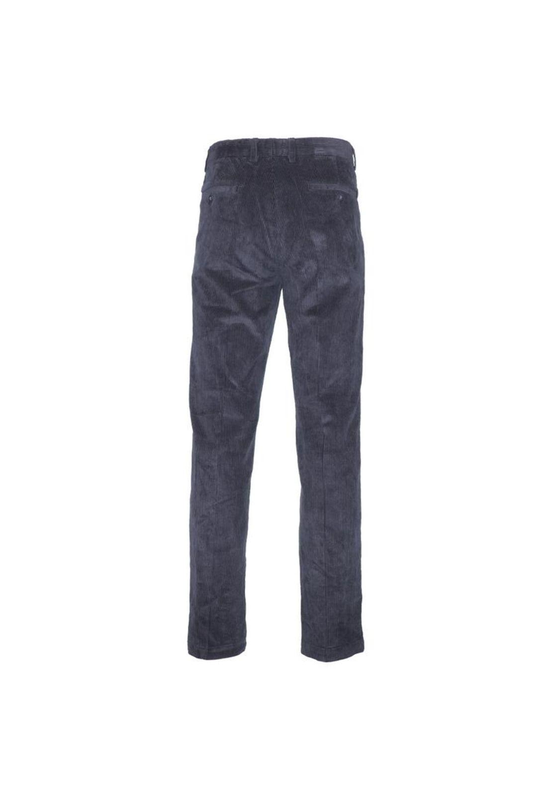 Pantalón Cotelé Con Pinzas Negro-1