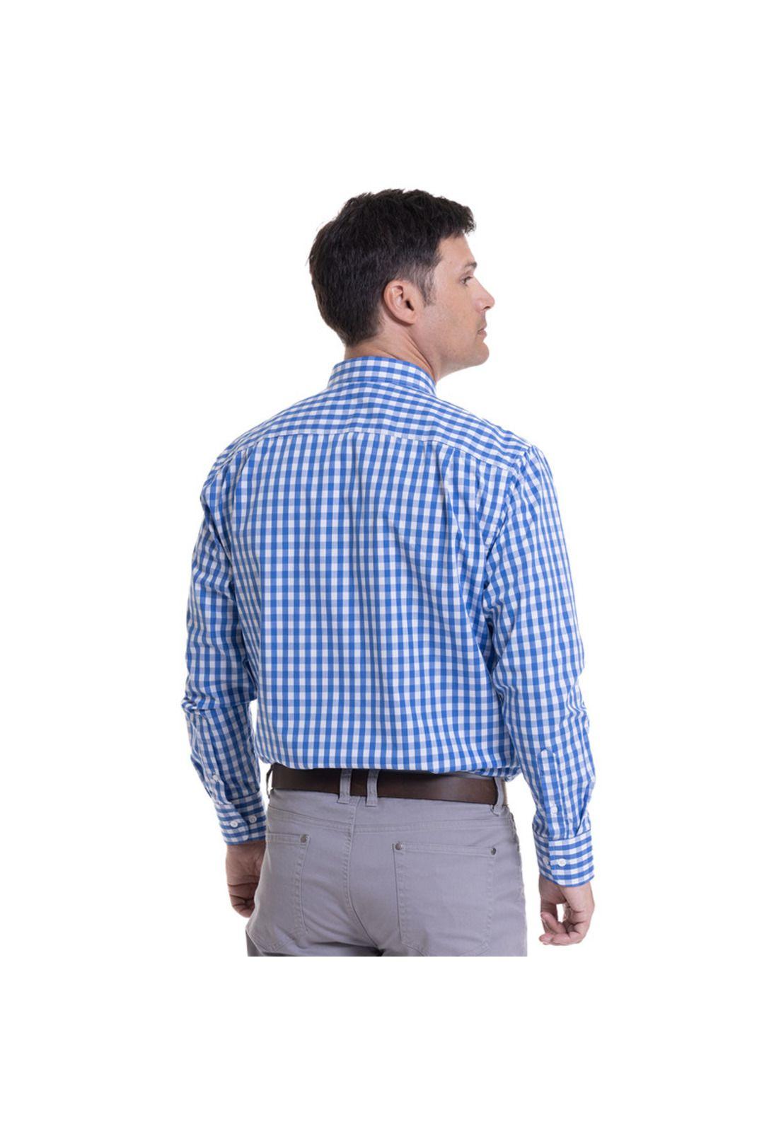 Camisa Fantasía Clásica Celeste-1