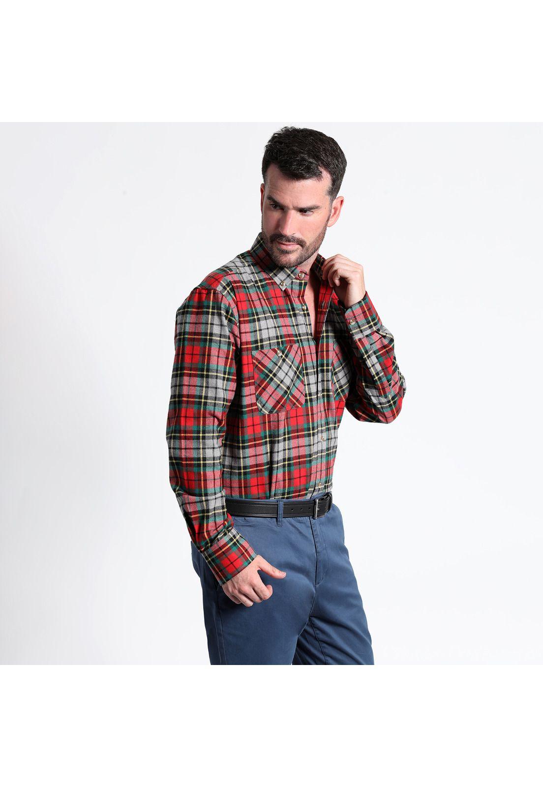 Camisa Villela Fantasía Manga Larga Regular Fit-1