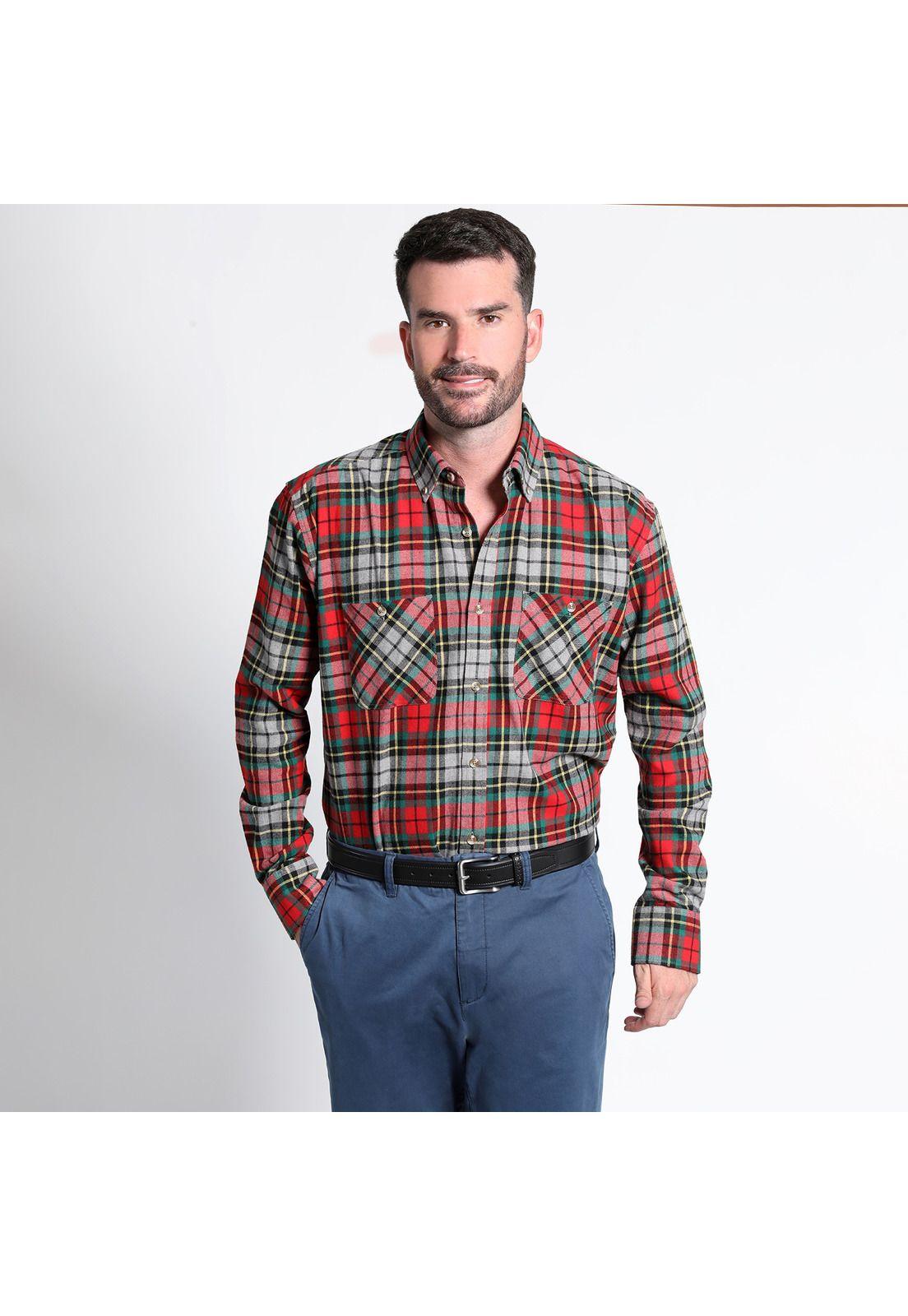 Camisa Villela Fantasía Manga Larga Regular Fit-0