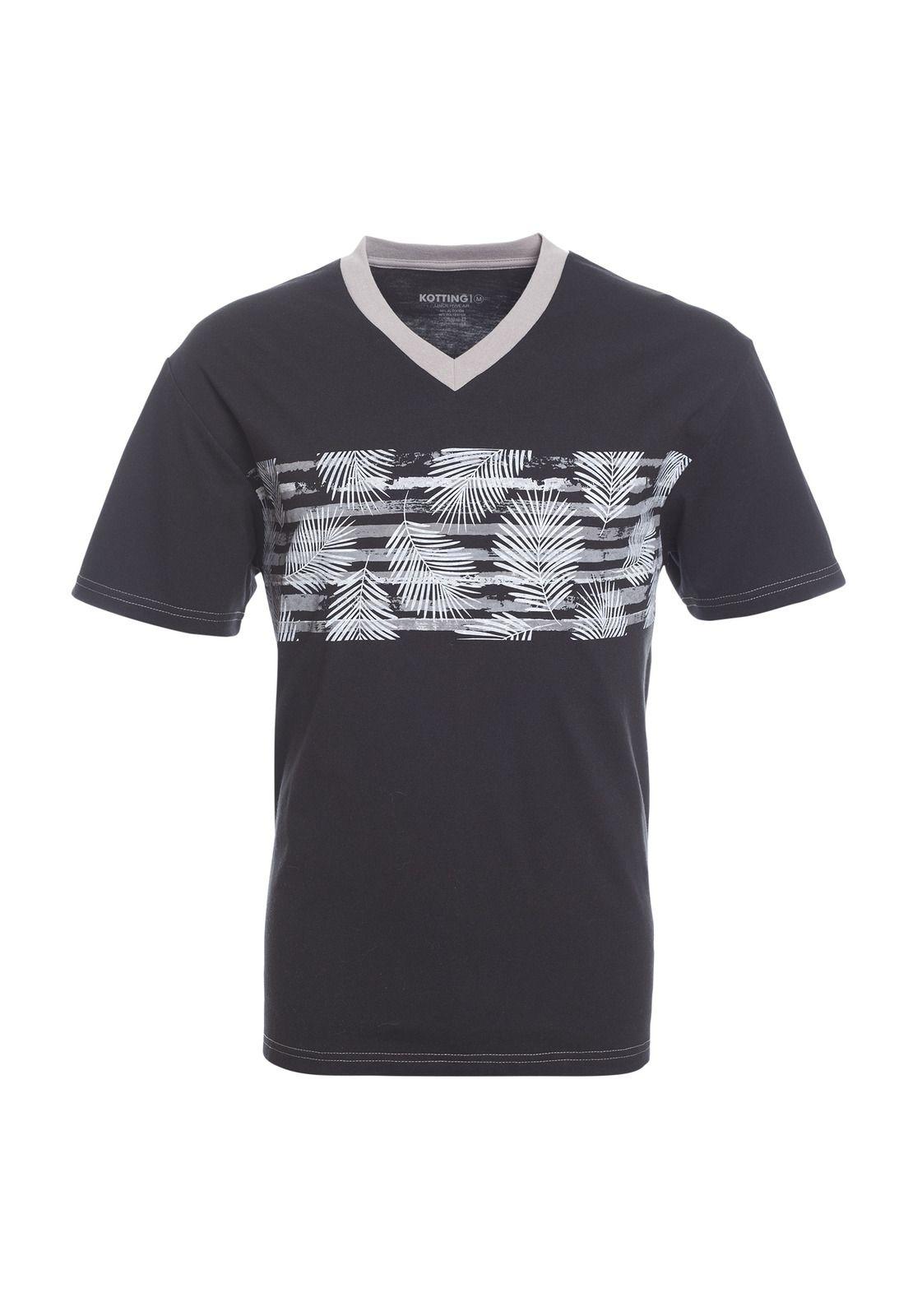 Pijama Jersey Estampado Negro-3