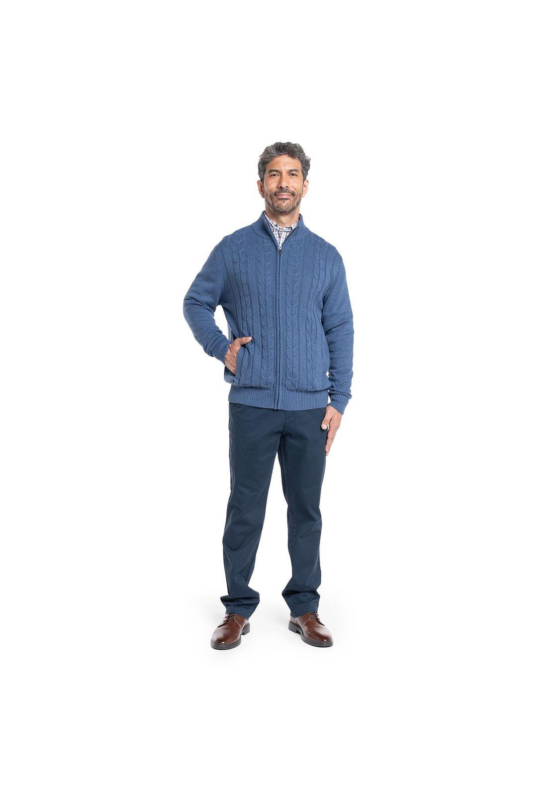 Sweater Cierre Completo Hombre-1