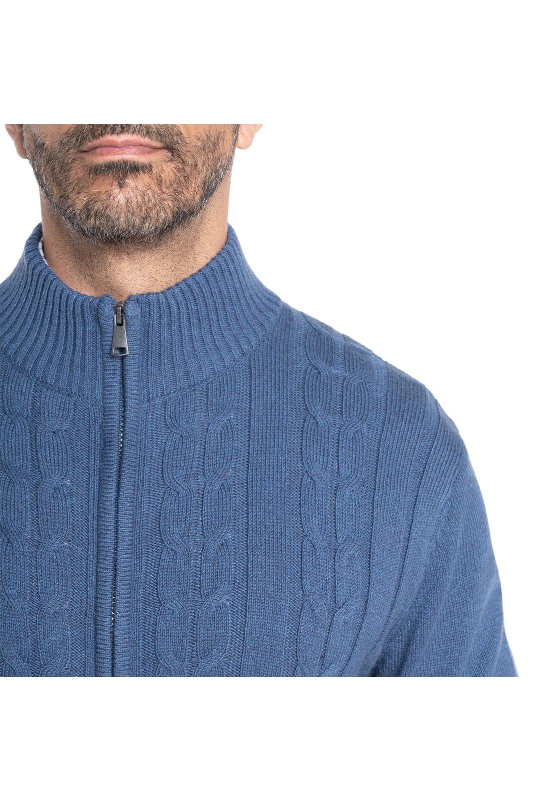 Sweater Cierre Completo Hombre-3