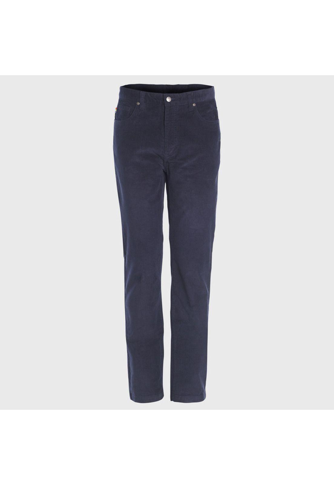 Pantalon Cotele 5 Bolsillos Regular Fit-0