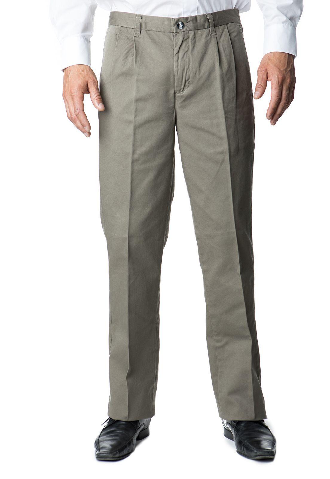 Pantalón Gabardina Pinzado-0