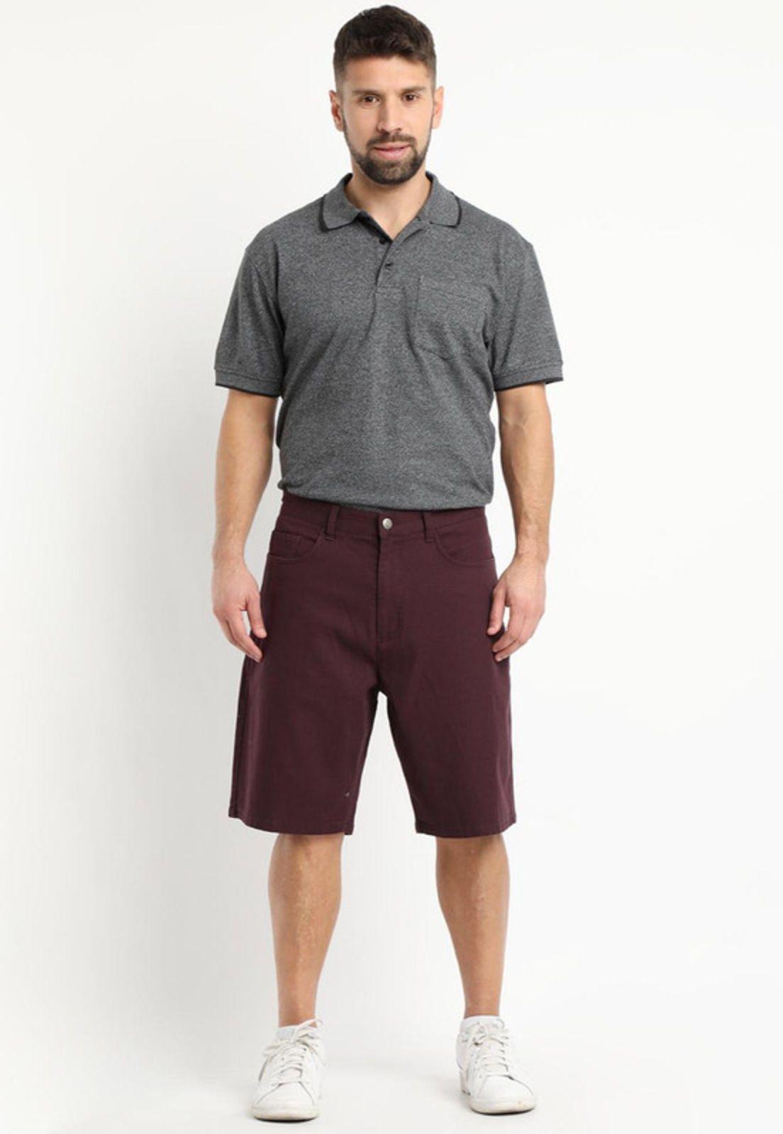 Bermuda Canvas Spandex Uva-2
