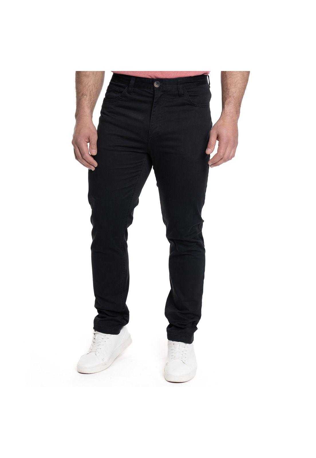 PANTALÓN HOMBRE 5 BOLSILLOS SPANDEX-0