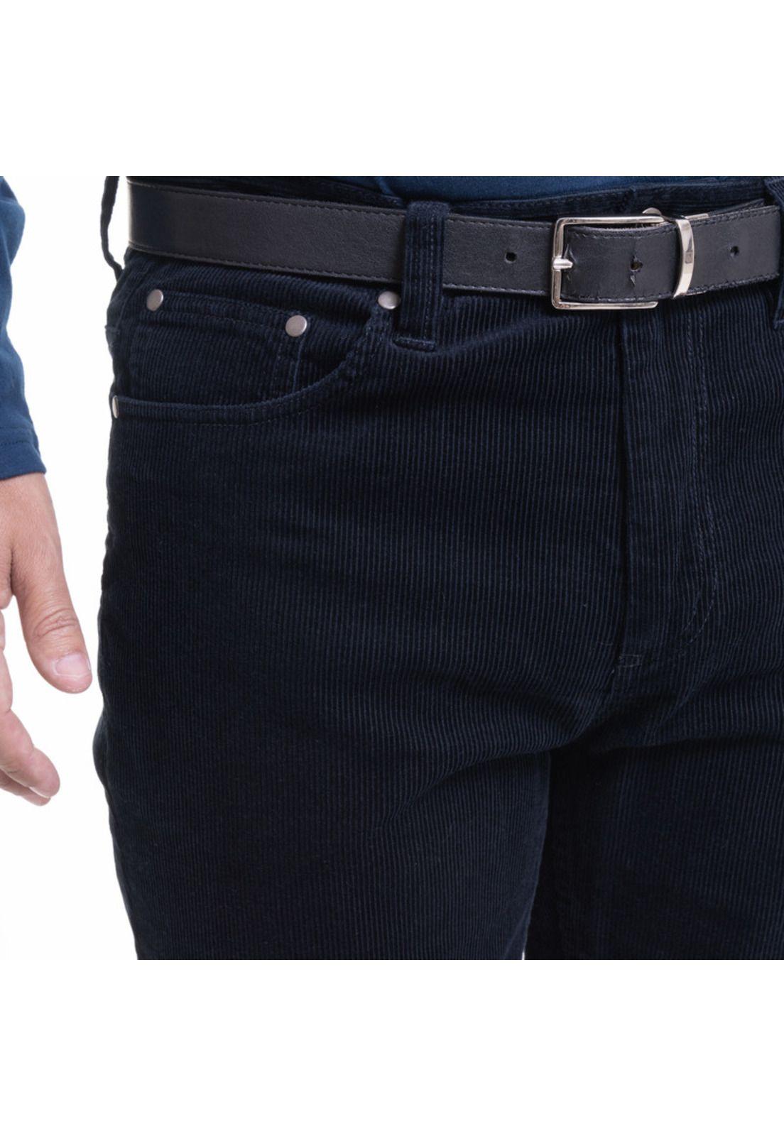 Pantalón Cotelé Azul Marino-3
