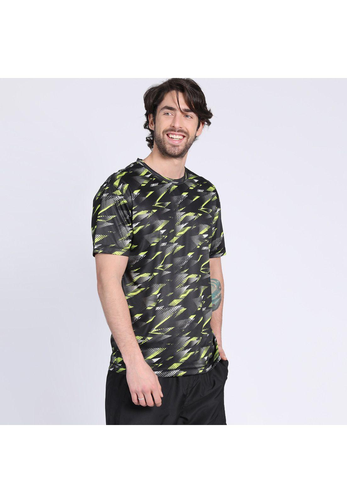 Polera Manga Corta Mc Deportiva Verde manzana-0