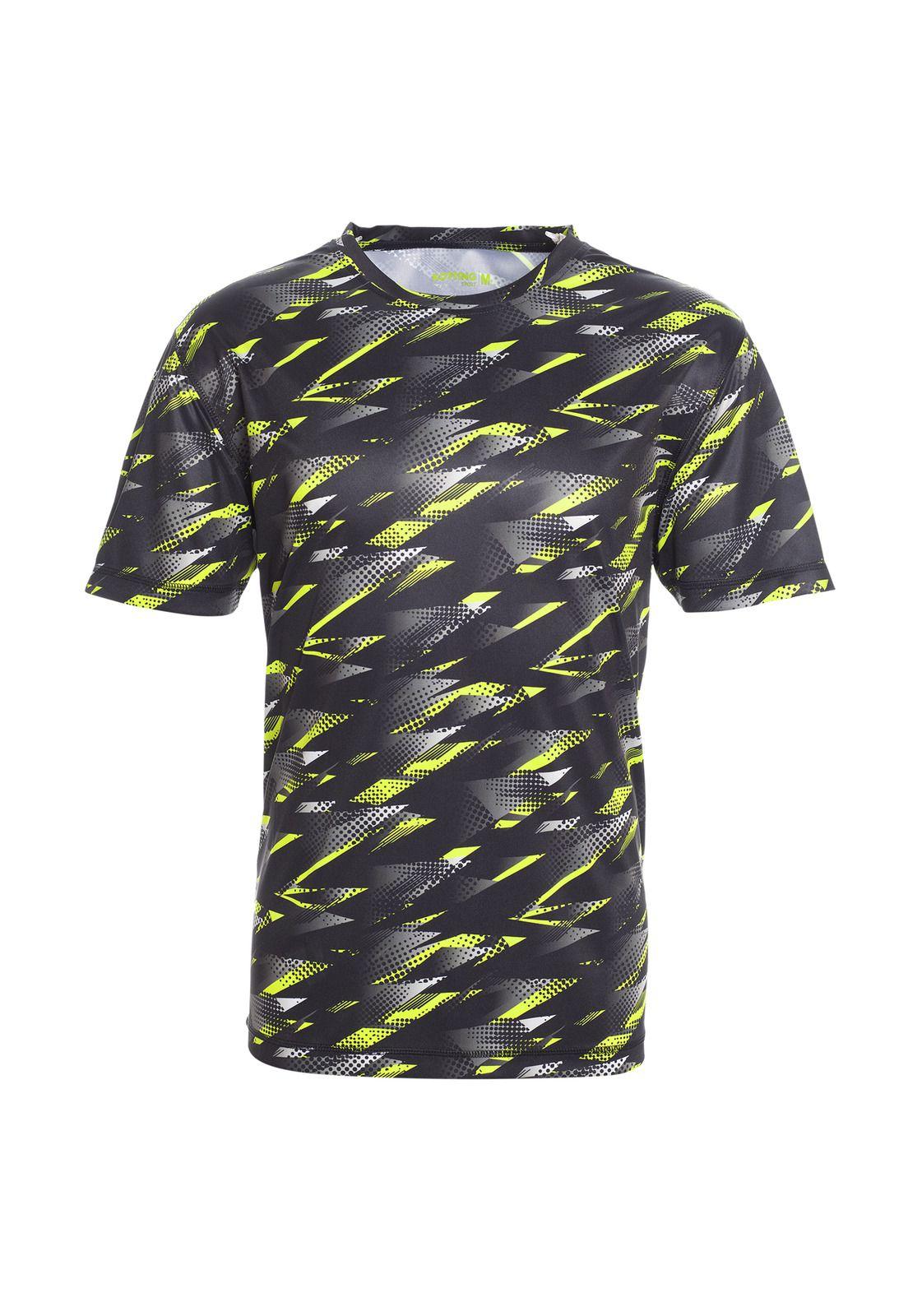 Polera Manga Corta Mc Deportiva Verde manzana-3