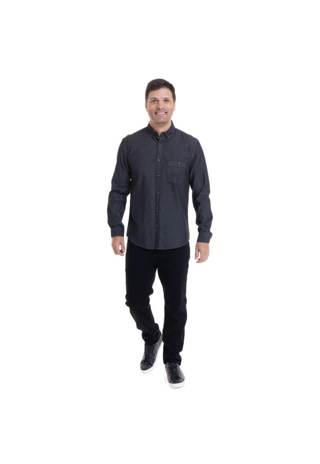 Camisa Denim Negro-2