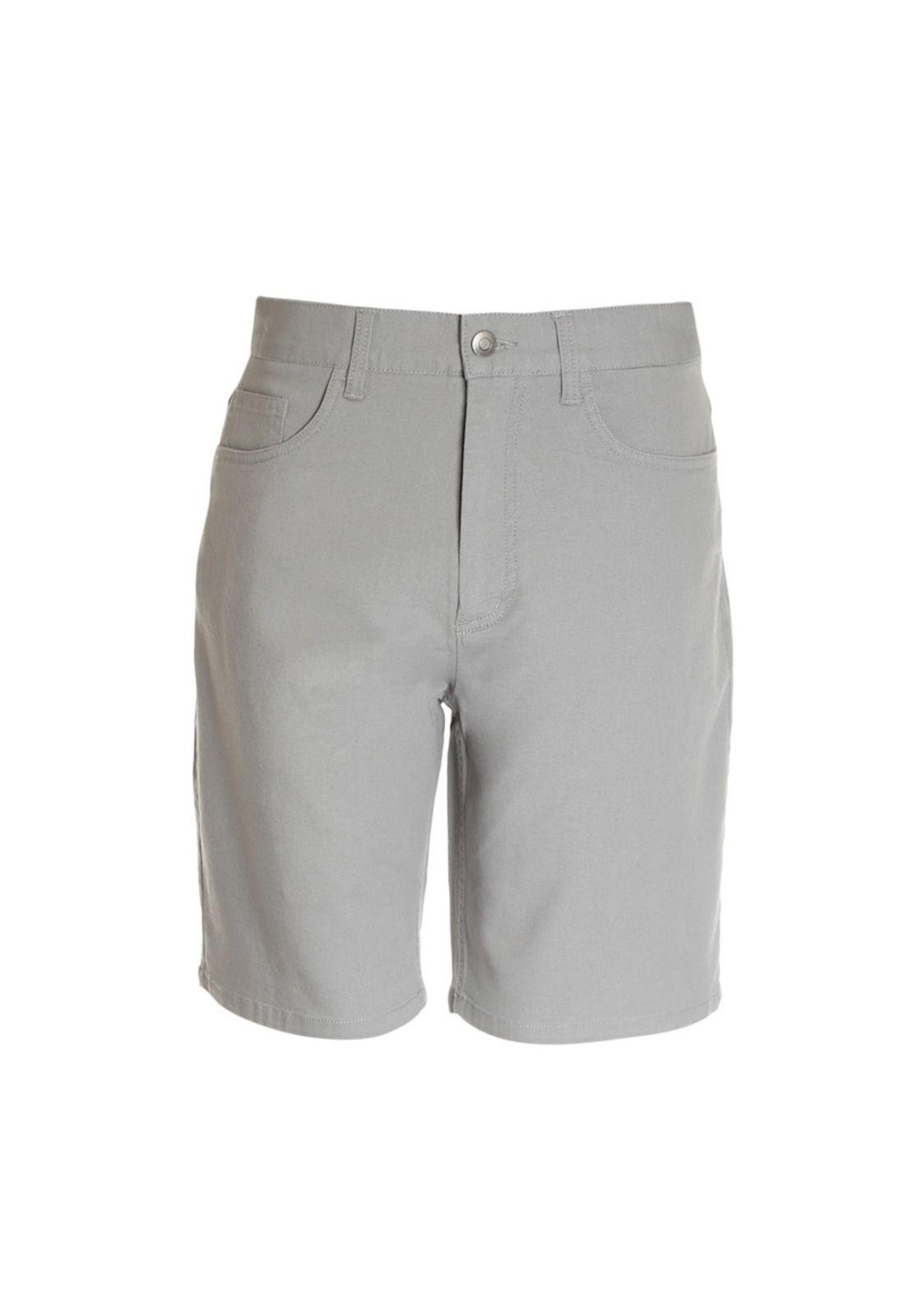 Bermuda Canvas Spandex Gris-3