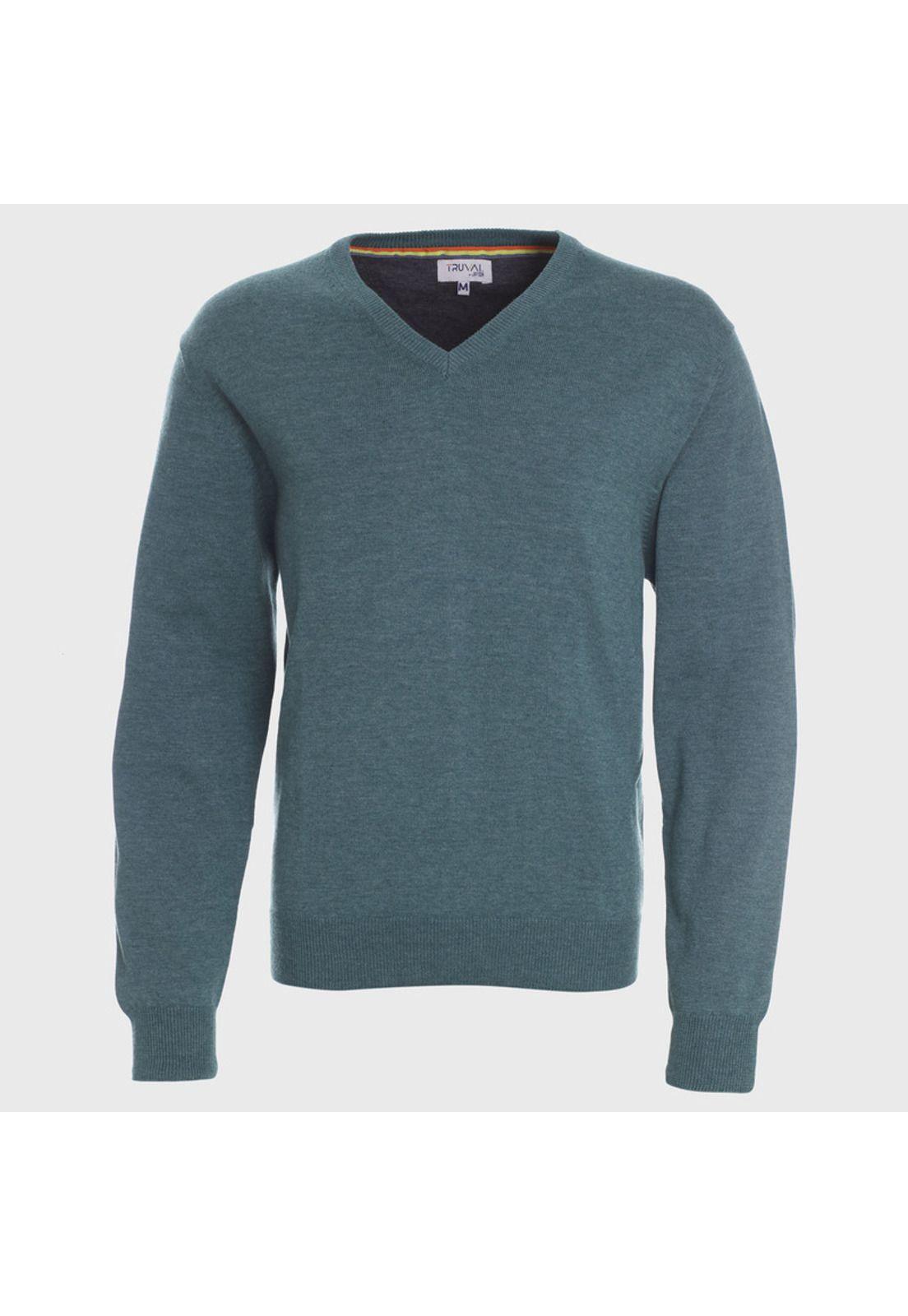 Sweater Cuello V Melange-0