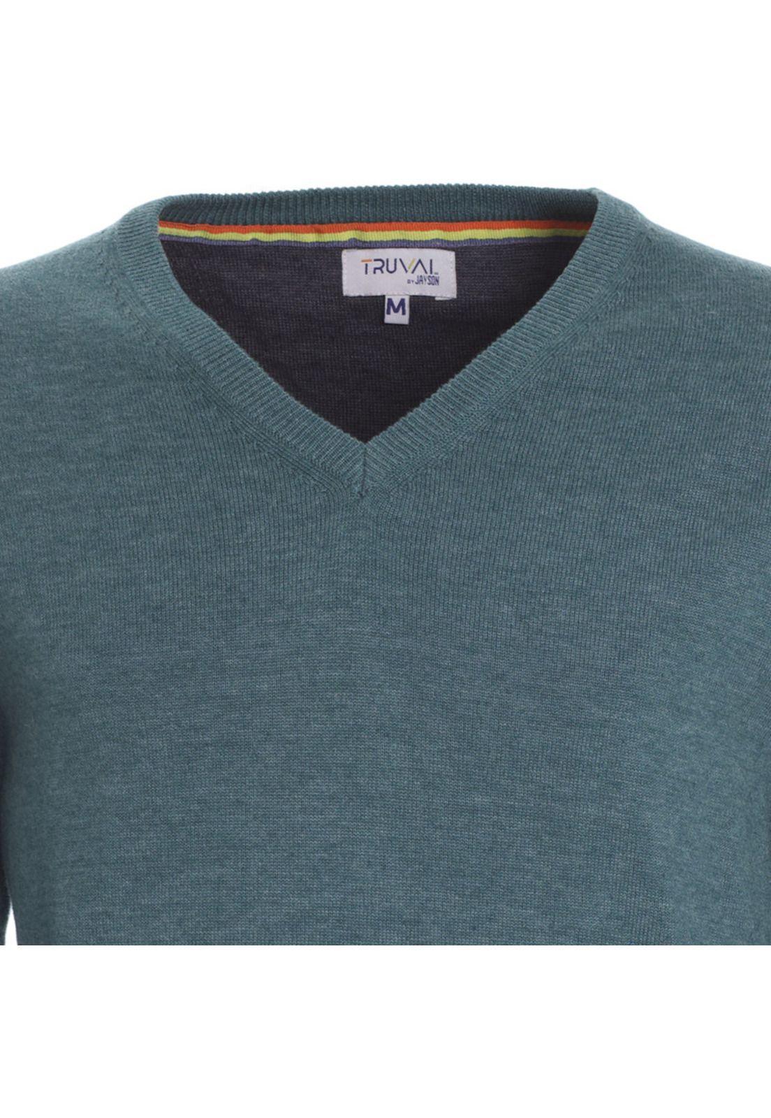 Sweater Cuello V Melange-3