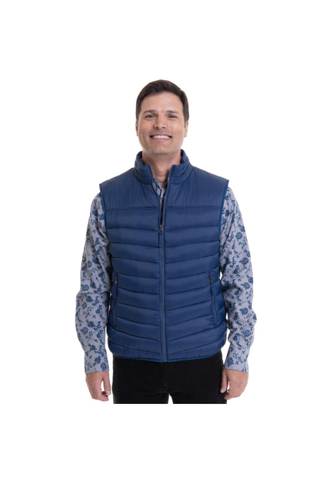 Parka Sin Mangas Azul Marino-0