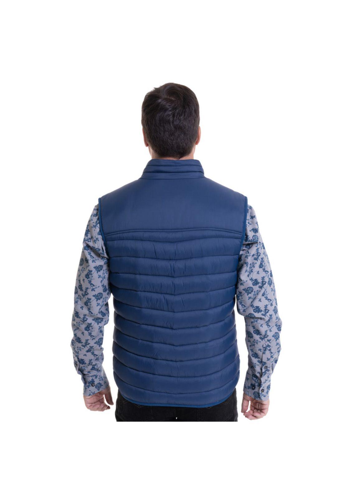 Parka Sin Mangas Azul Marino-1