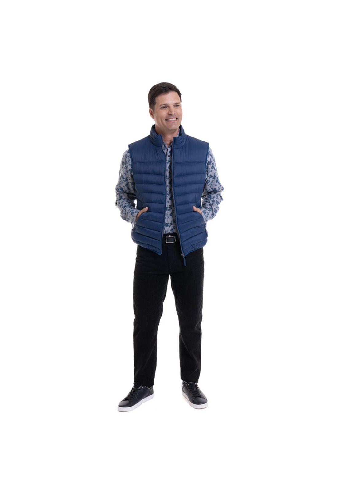 Parka Sin Mangas Azul Marino-2