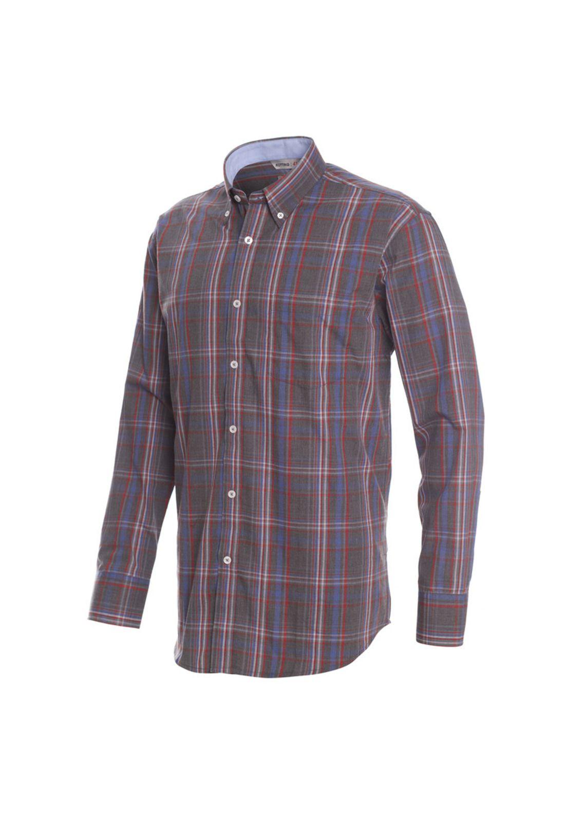 Camisa Manga Larga Fantasia Premium Regular Fit-1