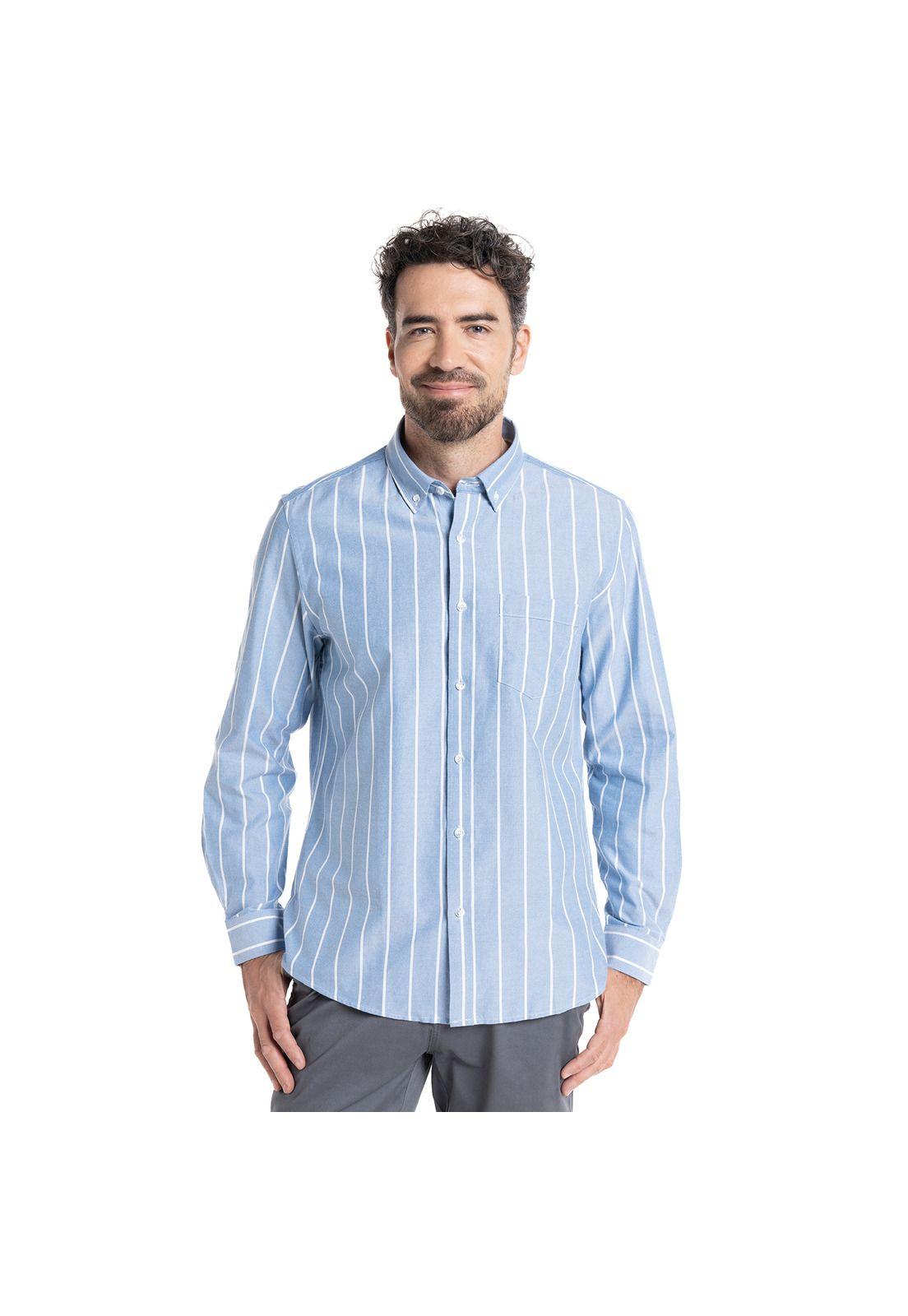 CAMISA OXFORD LISTADA-2