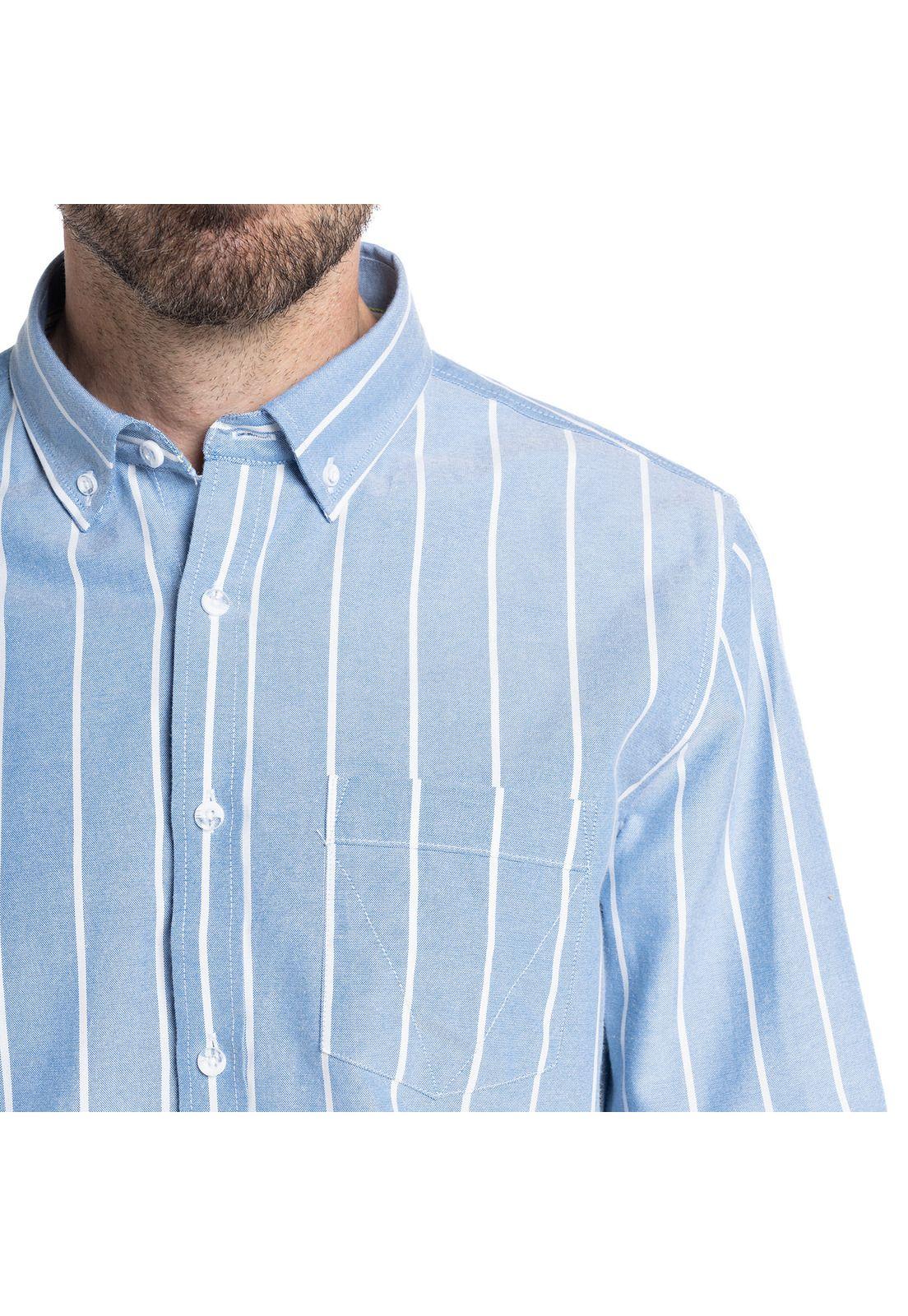 CAMISA OXFORD LISTADA-7