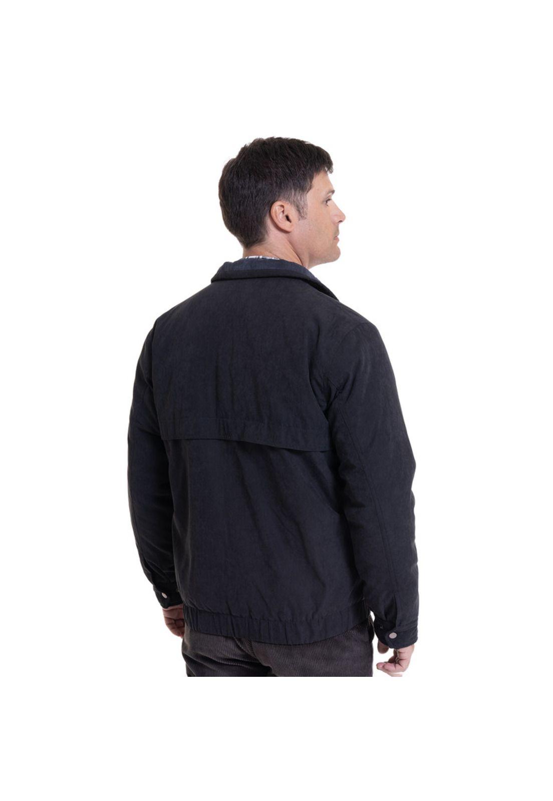 Casaca Microfibra Negro-1